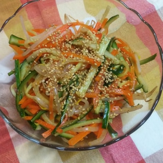 ピリ辛☆食べるラー油の野菜ナムル